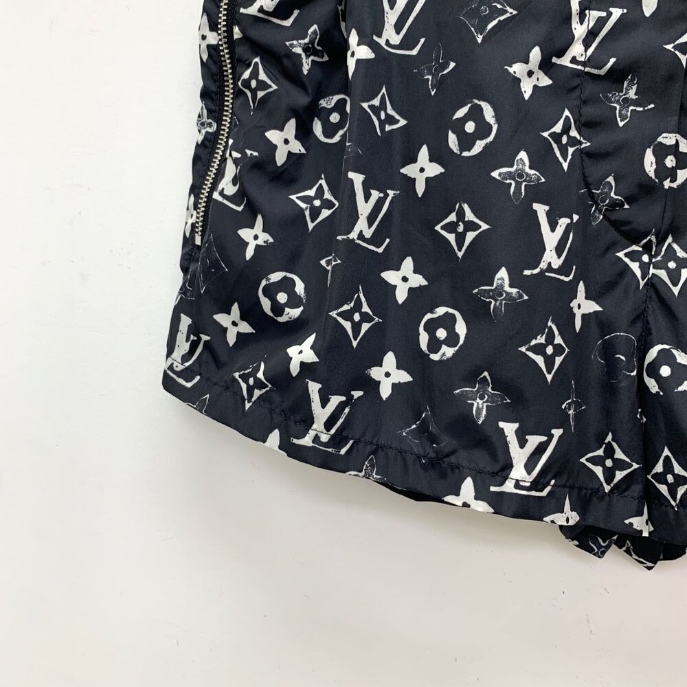 Louis Vuitton Black monogram logo printed casual shorts - Picture 4 of 8